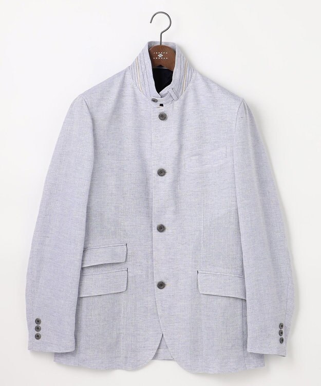 JOSEPH ABBOUD 【キングサイズ・JAPANファブリック/清涼/軽量】クールバスケット ブルゾン パープル系