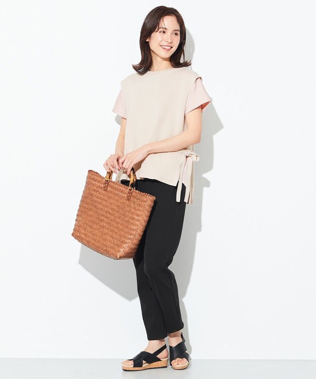 ANY L 2WAYコットン ベスト グレージュ