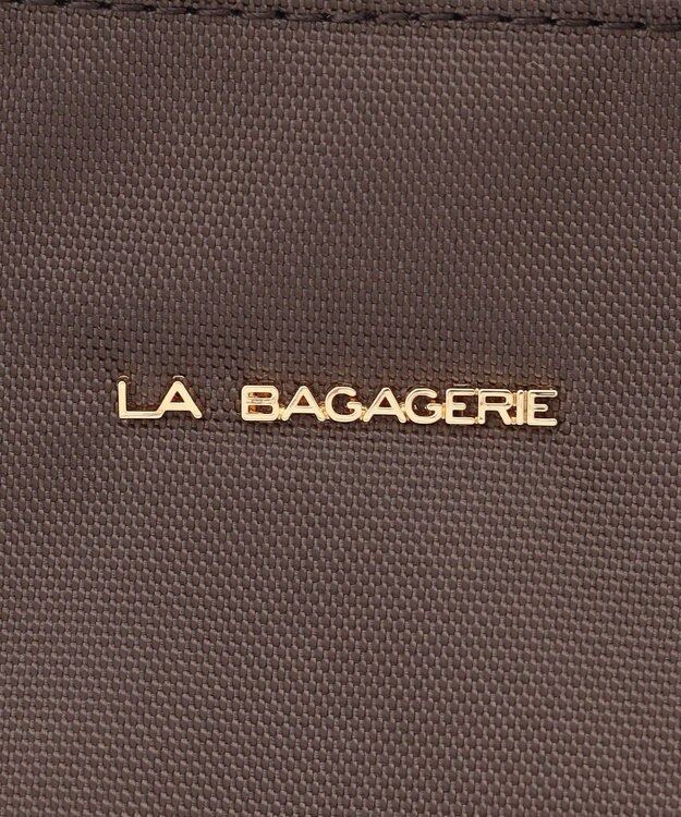 LA BAGAGERIE ポリエステルキャンバス　A4トート チョコ