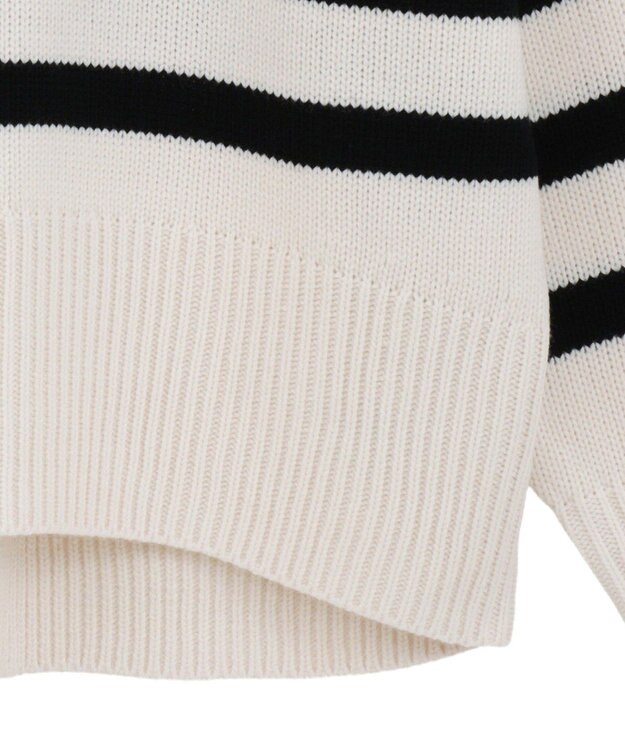 Green Parks こなれ主役ニットプルオーバー Border