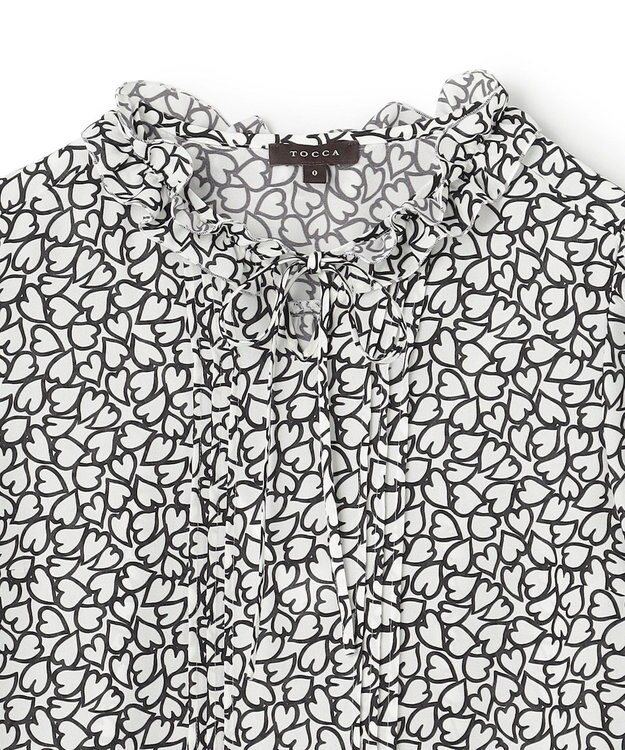 TOCCA 【chayさん着用】HEART RUSH ブラウス アイボリー系5