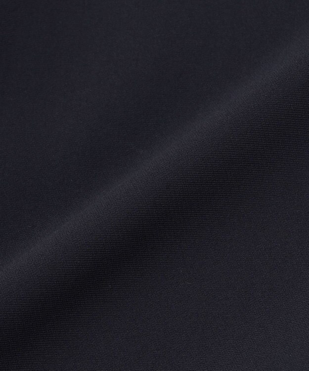 23区 【セットアップ対応/洗える】トリアセダブルジョーゼット 襟付き ワンピース ネイビー系