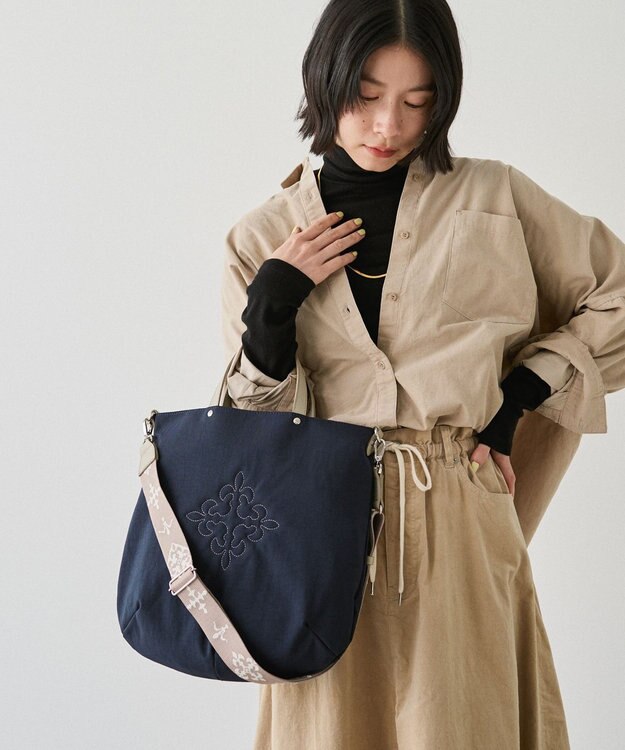 russet 《15か月連続！ブランド月間ランキング1位》コーデュラナイロン 2WAYトートバッグ(CE-1404-WEB) Navy