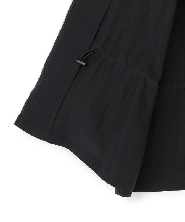 UNFILO ドロスト フーディブルゾン ブラック