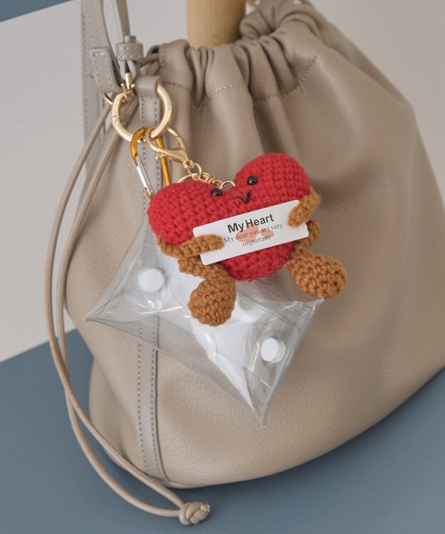 AMERICAN HOLIC ポーチinハートちゃんチャーム Red