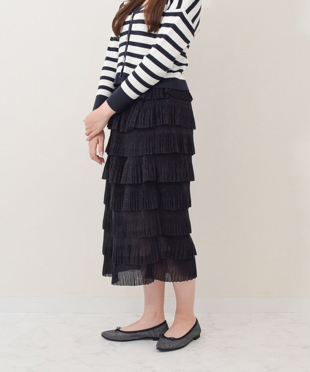 Bridget Birkin 【Bridget Birkin】ポインテッドトゥバレエシューズ ブラック雑材