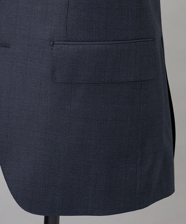 GOTAIRIKU 【Loro Piana Fabric】365 通年スーツ(ネイビー×格子) ネイビー系4