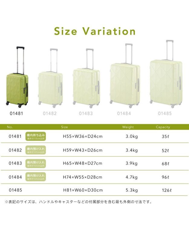 ACE BAGS & LUGGAGE Proteca コーリー2  35L 機内持ち込み 01481 プロテカ 日本製 ライムグリーン