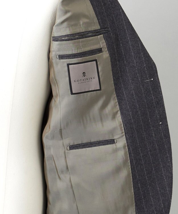 GOTAIRIKU 【MARLING&EVANS】FLANNEL スリーピーススーツ グレー系1