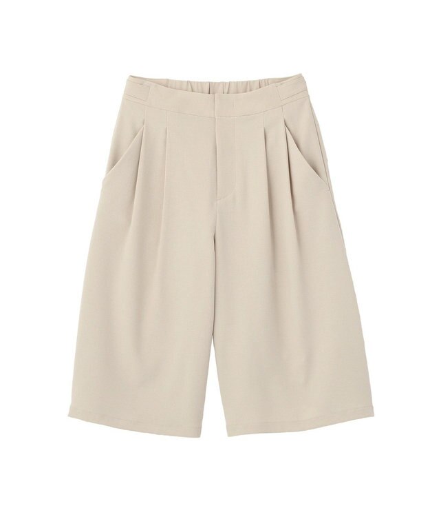 Green Parks イージーケアキュロットパンツ Light Beige