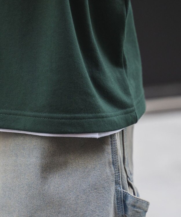 WEGO アンサンブルスウェットベストロンT ダークグリーン