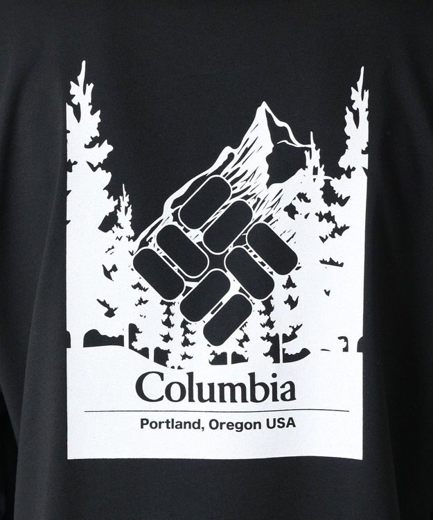 Columbia Columbia/ アーバンハイクグラフィックロングスリーブTシャツ /コロンビア Black、 Logo Back Print