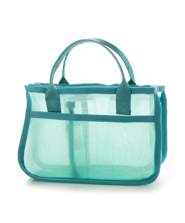 UNBILLION cachecache メッシュバッグインバッグ ブルー