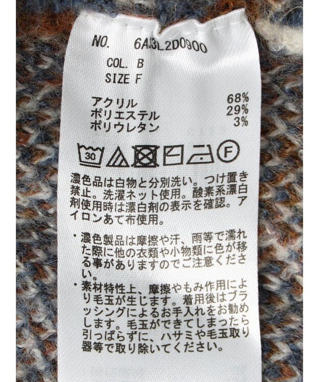 Green Parks 柄アソートニットカーディガン B