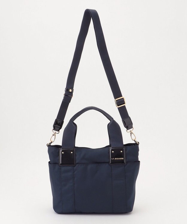LA BAGAGERIE 2WAYナイロンミニトート ネイビー