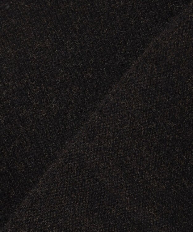 23区 【R(アール)】カシミヤブレンド ロールネックニット ダークブラウン系