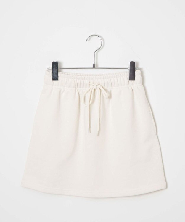 WEGO スウェットミニスカート ホワイトアイボリー