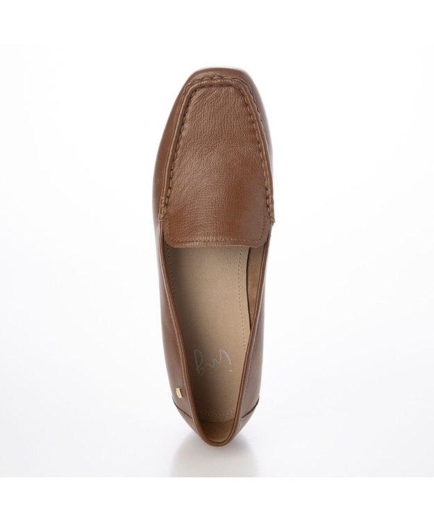 ing <ing>リラックスモカシンシューズ ブラウン