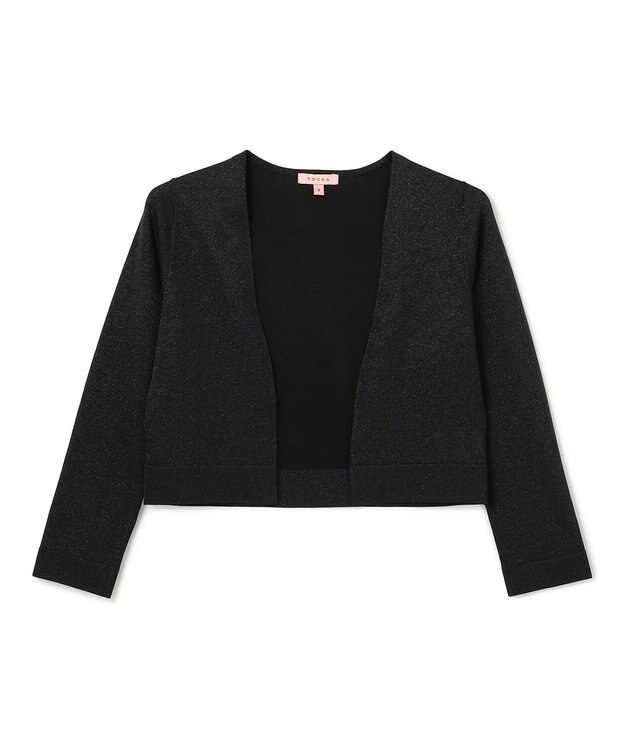 TOCCA 【接触冷感・UVカット・洗える】AIRY BOLERO ボレロ ラメ×ブラック系7