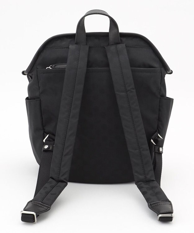 Y'SACCS Polka Dots　パイピングポケットコンパクトリュック ブラック