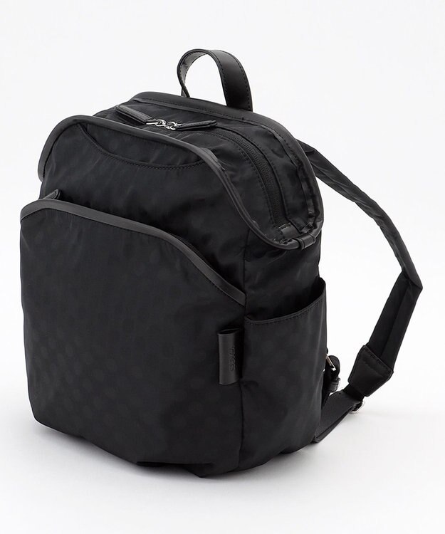 Y'SACCS Polka Dots　パイピングポケットコンパクトリュック ブラック