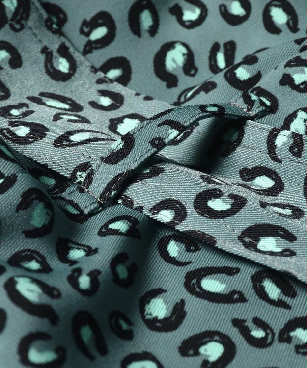 Paul Smith Horseshoe Leopard プリント ワンピース グレイッシュブルー