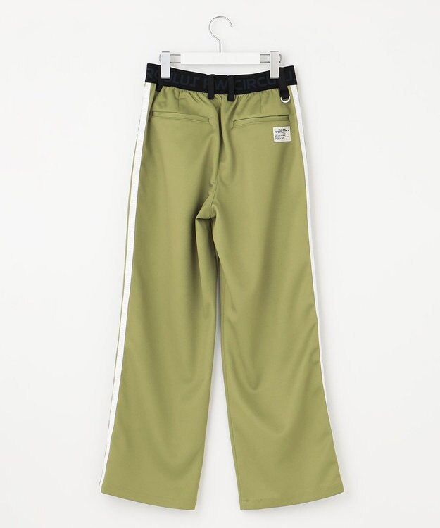 PW CIRCULUS 【WOMEN】イージーワイドパンツ ゴルフウェア レディース カーキ系