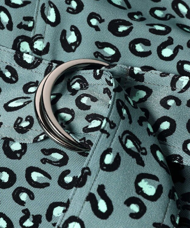 Paul Smith Horseshoe Leopard プリント ワンピース グレイッシュブルー