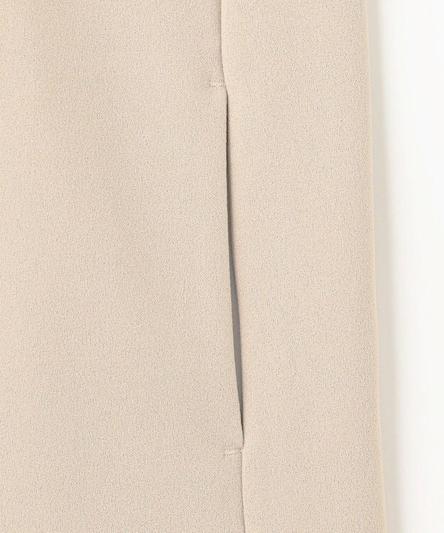 ANY 【洗濯機可】カットジョーゼットジレ サンドベージュ