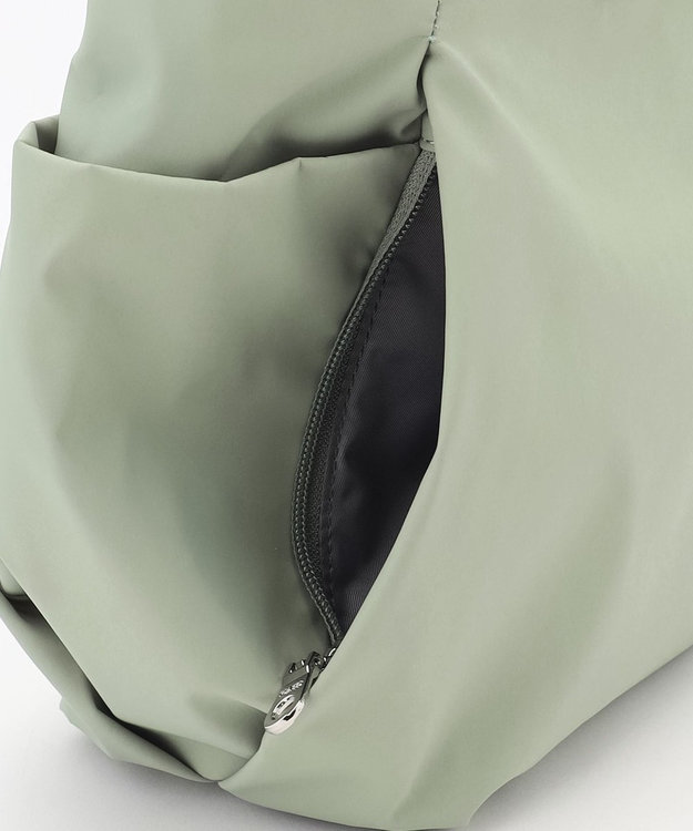 Y'SACCS 【ナイロンタフタ】トラベルショルダー mini ライトグリーン