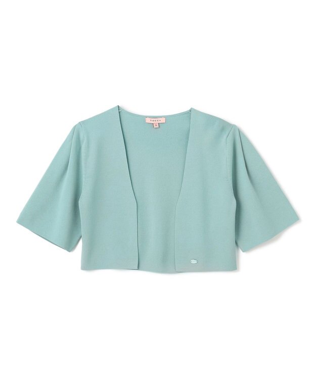 TOCCA 【洗える・接触冷感】CREPE BOLERO ボレロ ライトグリーン系
