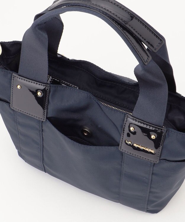 LA BAGAGERIE 2WAYナイロンミニトート ネイビー