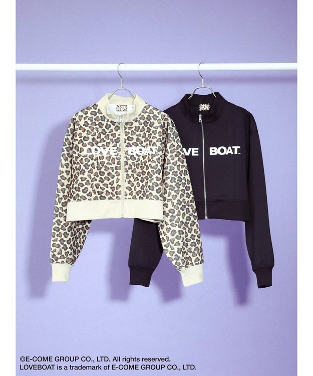 Green Parks ■別注　ＬＯＶＥ　ＢＯＡＴ　ショートトラックジャケット Black