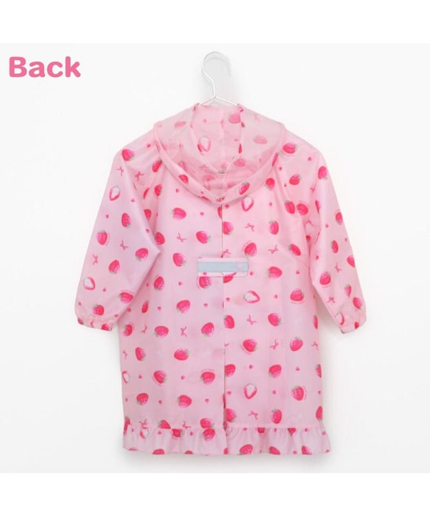 Mother garden マザーガーデン 野いちご 子供用 レインコート 100/110/120/130cm 収納巾着付き -