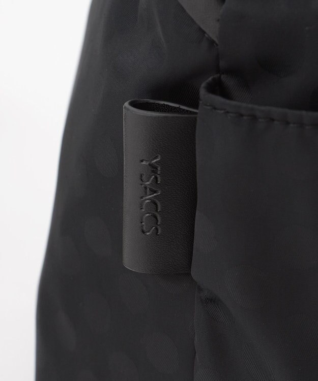 Y'SACCS Polka Dots　パイピングポケットコンパクトリュック ブラック