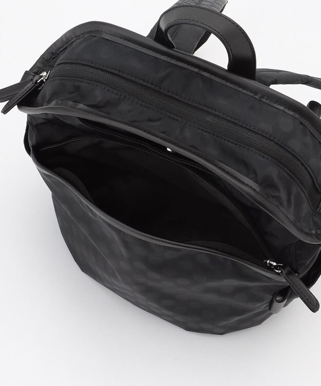 Y'SACCS Polka Dots　パイピングポケットコンパクトリュック ブラック