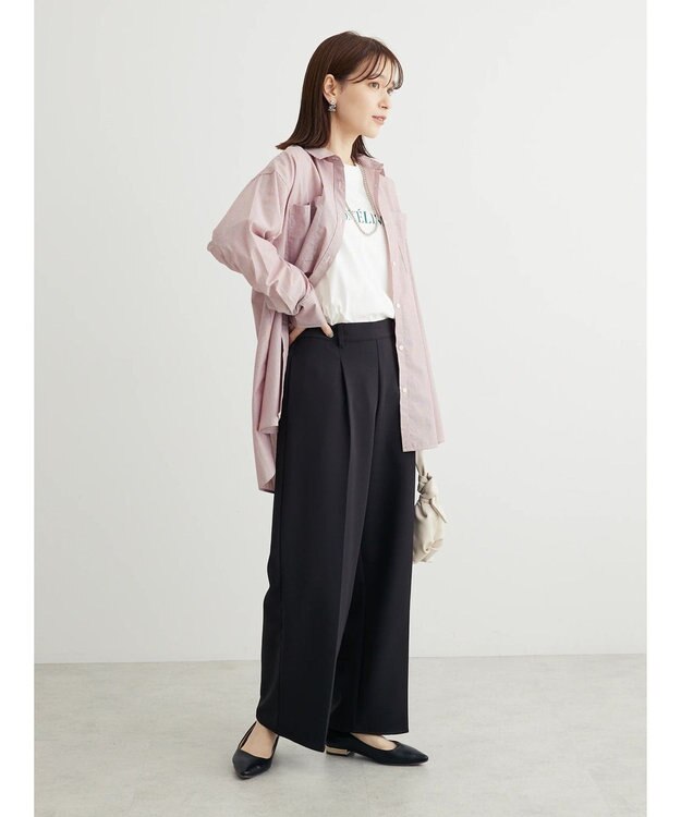 Green Parks オーバーサイズロゴチュニック Off White