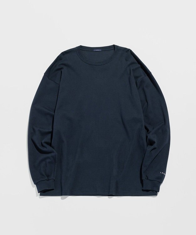 LENO CREWNECK PULLOVER《UNISEX》クルーネックカットソー NAVY
