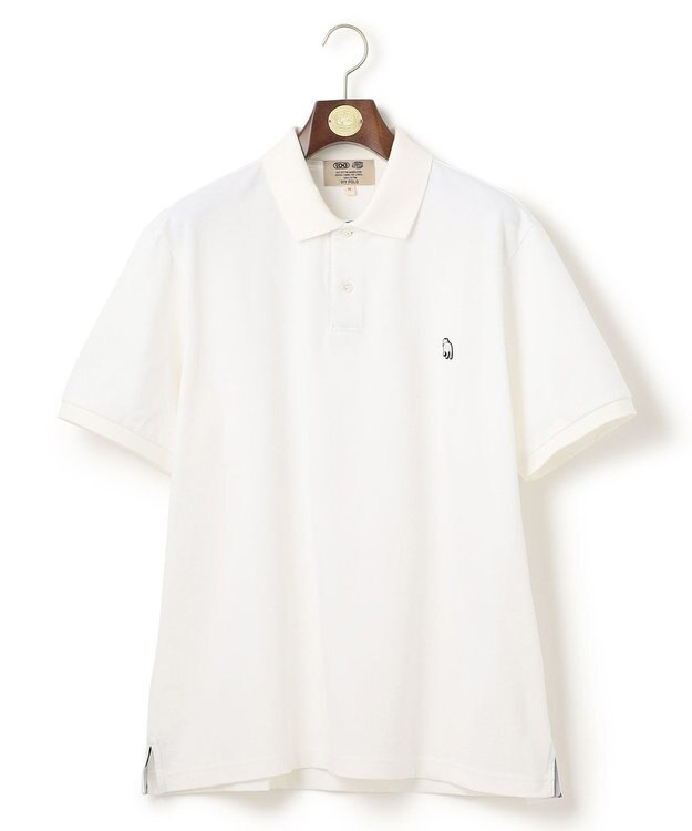 J.PRESS MEN 【KING SIZE】【大人気 / 10色展開】バックブル カノコレジメン ポロシャツ ホワイト系