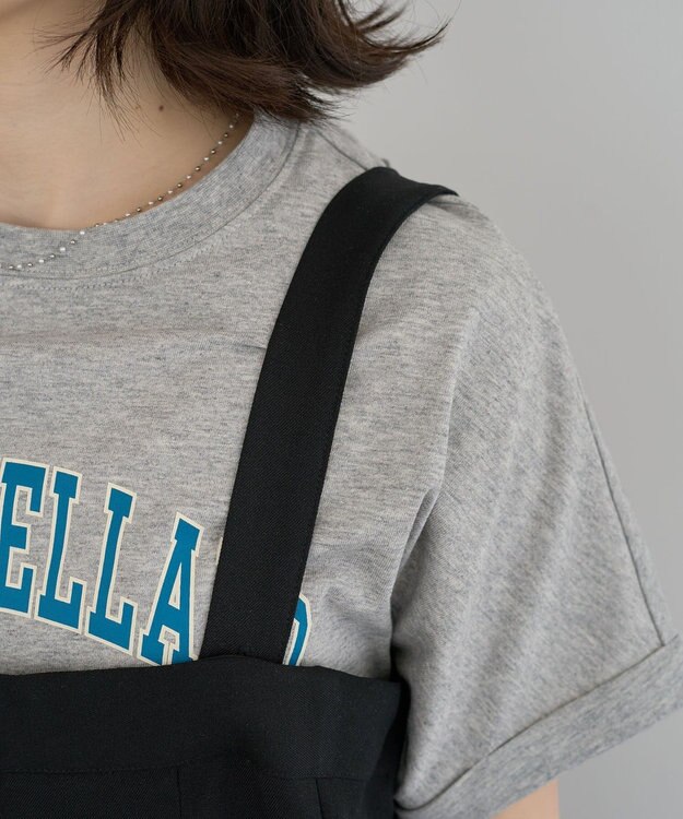 Green Parks マルチＷＡＹフロントｚｉｐサロペットスカート Brown