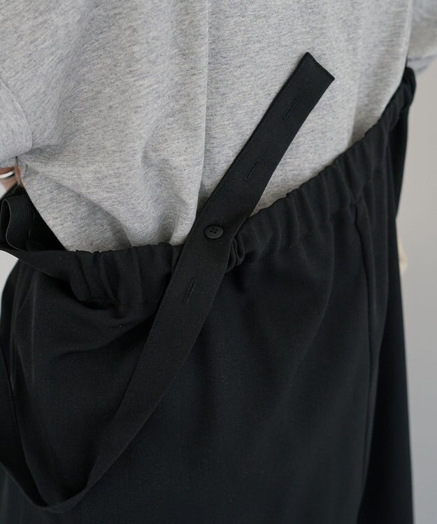 Green Parks マルチＷＡＹフロントｚｉｐサロペットスカート Brown