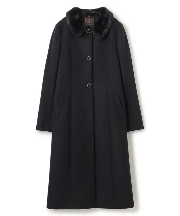 TOCCA TWINKLE WINTER NIGHT ウールカシミヤコート ブラック系
