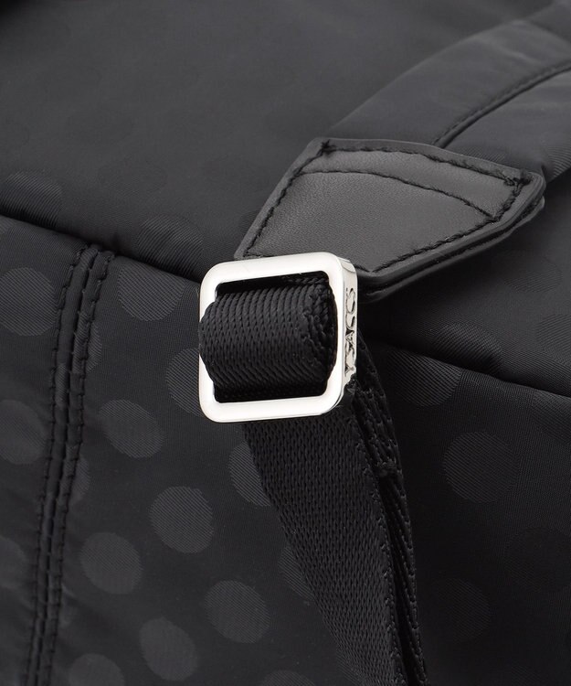 Y'SACCS Polka Dots　パイピングポケットコンパクトリュック ブラック