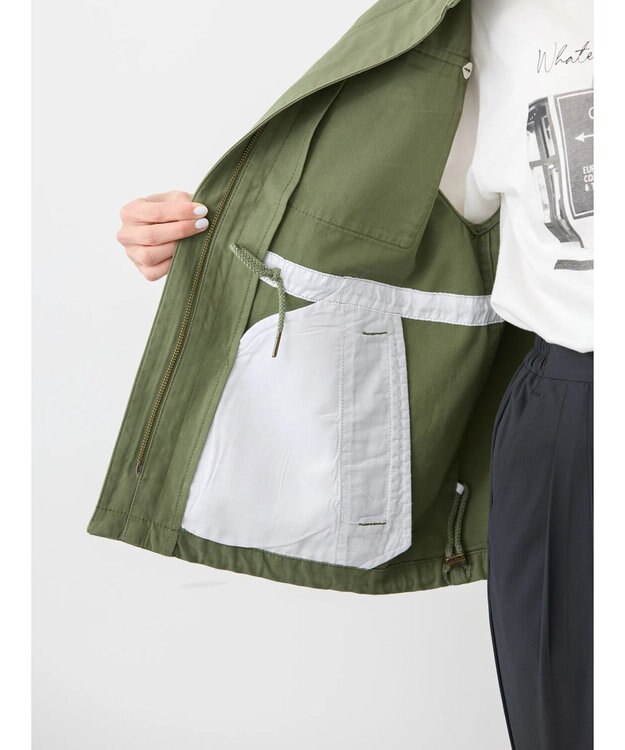 AMERICAN HOLIC ミリタリーアウトポケットベスト Khaki