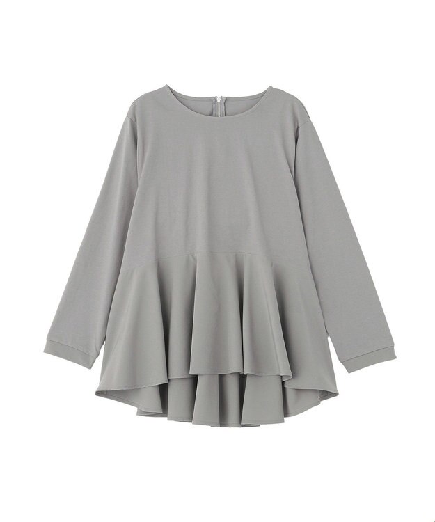 Green Parks ペプラムドッキングプルオーバー Gray