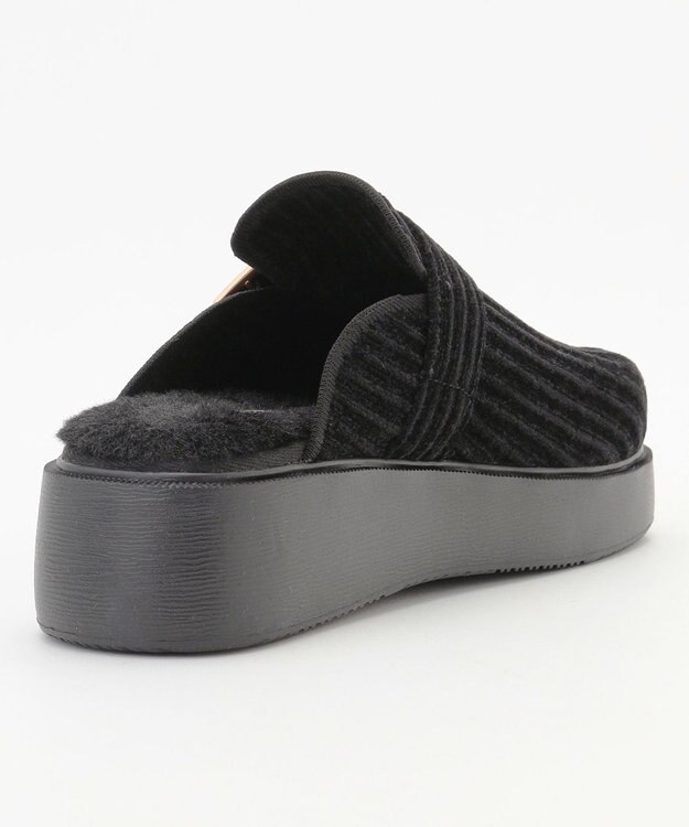 steppi 【洗える】厚底クロッグシューズ ブラック