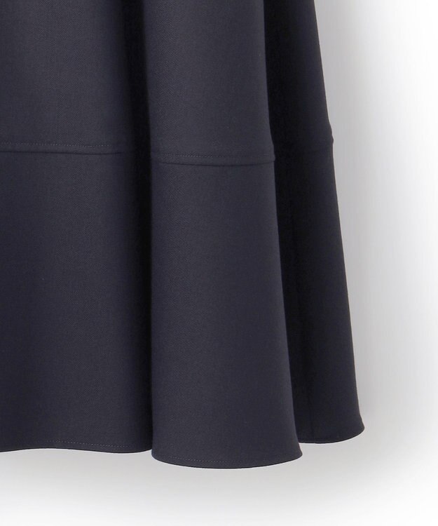 23区 【セットアップ対応】TWサキソニー フレア スカート ネイビー系