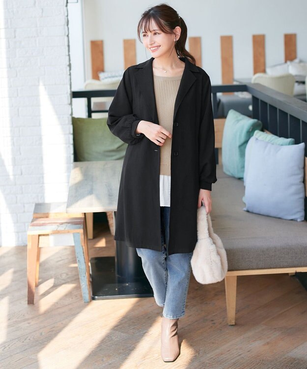 Tiaclasse ベストドッキングトップス ベージュ×オフホワイト