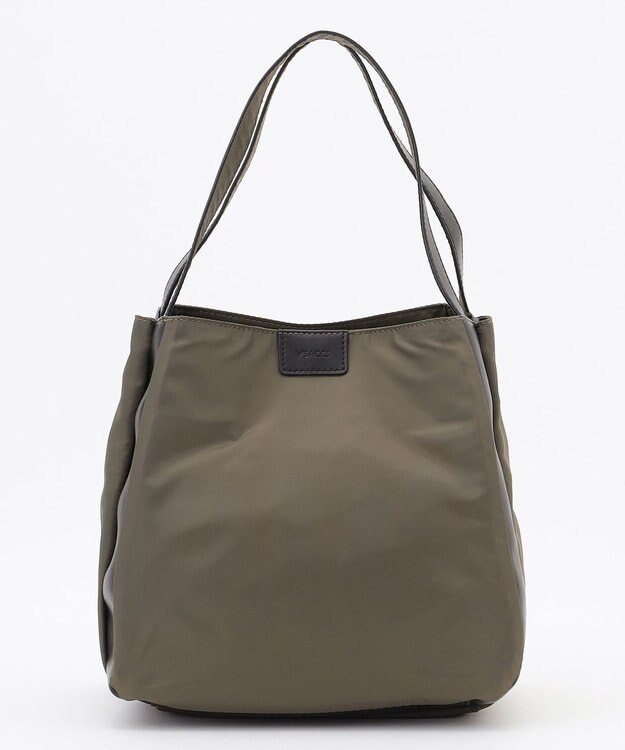 Y'SACCS スクエアすっきりトート Sサイズ カーキ