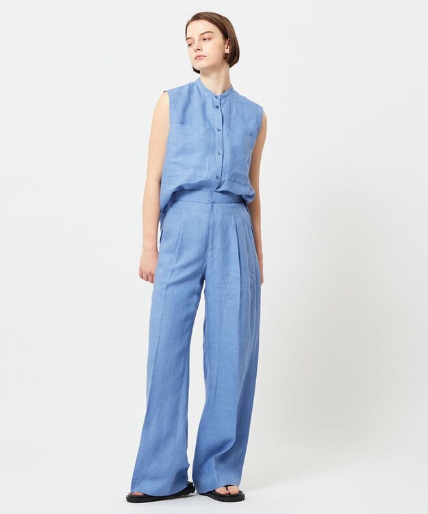 BEIGE， BASILE / ワイドパンツ Sax